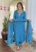 Picture of Ideal Cotton Dark Cyan Readymade Salwar Kameez