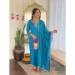 Picture of Ideal Cotton Dark Cyan Readymade Salwar Kameez