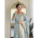 Picture of Cotton Light Slate Grey Readymade Salwar Kameez