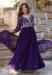 Picture of Exquisite Georgette Purple Readymade Gown