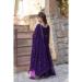 Picture of Exquisite Georgette Purple Readymade Gown