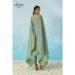 Picture of Chiffon Dark Sea Green Readymade Salwar Kameez