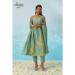Picture of Chiffon Dark Sea Green Readymade Salwar Kameez