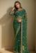 Picture of Good Looking Georgette Sea Green Saree