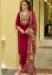 Picture of Stunning Silk Maroon Readymade Salwar Kameez