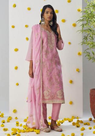 Picture of Excellent Chiffon Rosy Brown Readymade Salwar Kameez