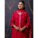 Picture of Beautiful Silk Dark Red Readymade Salwar Kameez