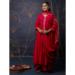 Picture of Beautiful Silk Dark Red Readymade Salwar Kameez