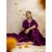 Picture of Elegant Silk Purple Readymade Salwar Kameez