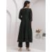 Picture of Silk Dark Olive Green Readymade Salwar Kameez