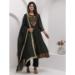 Picture of Silk Dark Olive Green Readymade Salwar Kameez
