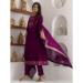 Picture of Appealing Silk Purple Readymade Salwar Kameez