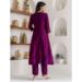 Picture of Appealing Silk Purple Readymade Salwar Kameez