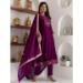 Picture of Appealing Silk Purple Readymade Salwar Kameez