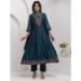 Picture of Pleasing Silk Navy Blue Readymade Salwar Kameez