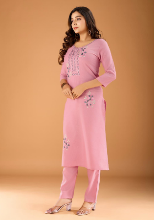 Picture of Marvelous Cotton Light Coral Kurtis & Tunic
