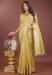 Picture of Elegant Organza Burly Wood Saree