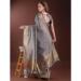 Picture of Enticing Organza Dim Gray Saree