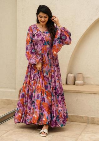 Picture of Appealing Rayon Hot Pink Kurtis & Tunic