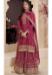 Picture of Chiffon Misty Rose Straight Cut Salwar Kameez