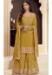 Picture of Beautiful Chiffon Peru Straight Cut Salwar Kameez