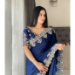Picture of Sightly Chiffon Midnight Blue Saree