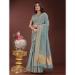 Picture of Fascinating Organza Slate Grey Saree