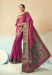 Picture of Ravishing Georgette Medium Violet Red Saree
