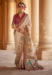Picture of Elegant Silk Pale Golden Rod Saree