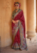 Picture of Ravishing Silk Maroon Saree