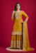 Picture of Chiffon Dark Golden Rod Readymade Salwar Kameez