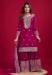 Picture of Chiffon Medium Violet Red Readymade Salwar Kameez