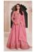 Picture of Sightly Silk Dark Salmon Anarkali Salwar Kameez
