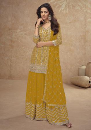Picture of Taking Chiffon Peru Straight Cut Salwar Kameez