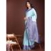 Picture of Lovely Silk Light Blue Saree