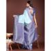 Picture of Lovely Silk Light Blue Saree