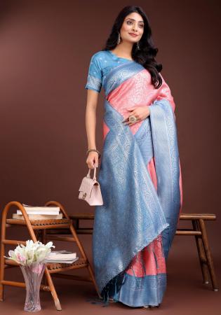Picture of Ideal Silk Pink Saree