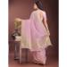 Picture of Pleasing Organza Plum Saree