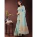 Picture of Beauteous Organza Alice Blue Saree