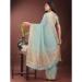 Picture of Beauteous Organza Alice Blue Saree