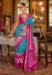 Picture of Pleasing Silk Dark Cyan Saree