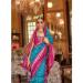 Picture of Pleasing Silk Dark Cyan Saree