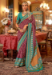 Picture of Pretty Silk Plum Saree