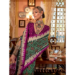 Picture of Well Formed Silk Dark Olive Green Saree