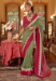 Picture of Appealing Silk Dark Olive Green Saree