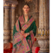 Picture of Magnificent Silk Dark Green Saree