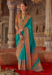 Picture of Resplendent Silk Teal Saree