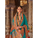 Picture of Resplendent Silk Teal Saree