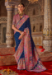 Picture of Bewitching Silk Navy Blue Saree