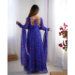 Picture of Chiffon Midnight Blue Readymade Salwar Kameez